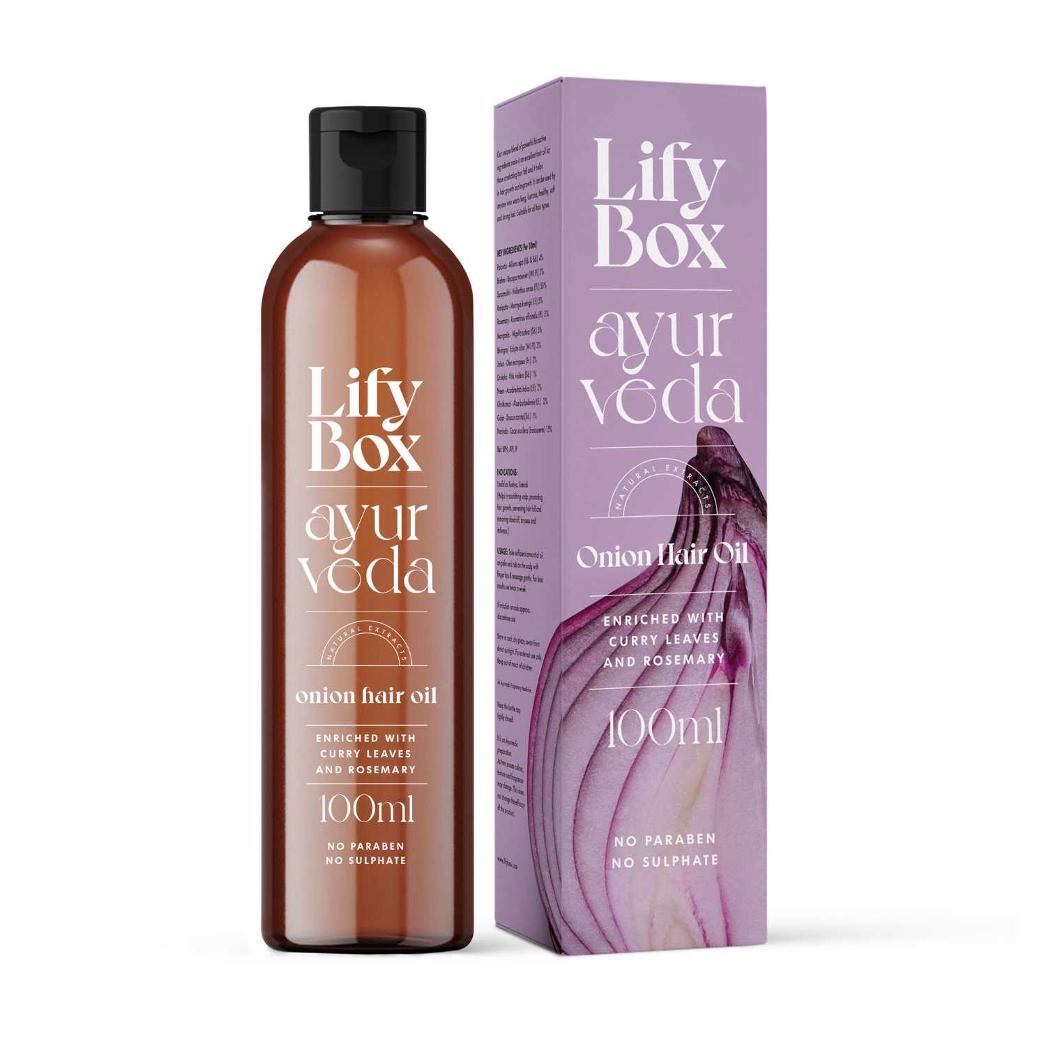 LifyBox Ayurveda Onion Hair Oil